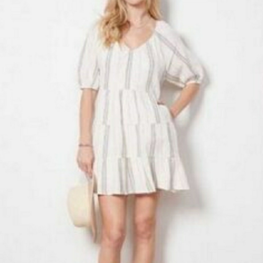 Evereve Striped Sundress Sz M